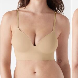 True & Co. Tan Bra